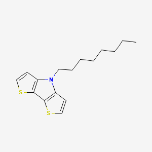 4-Octyl-4H-dithieno[3,2-b:2',3'-d]pyrrole chemical structure (CAS 141029-75-6)
