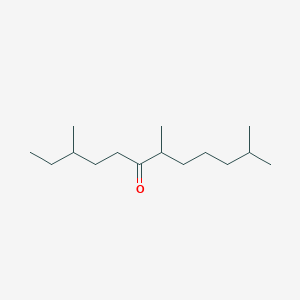 3,7,11-Trimethyldodecan-6-one chemical structure (CAS 141098-36-4)