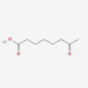7-Oxooctanoic acid chemical structure (CAS 14112-98-2)