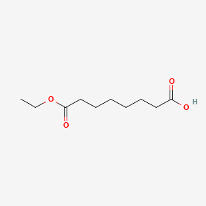 8-Ethoxy-8-oxooctanoic acid chemical structure (CAS 14113-01-0)