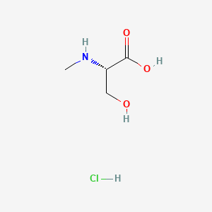 N-Me-Ser-OH.HCl chemical structure (CAS 141193-65-9)