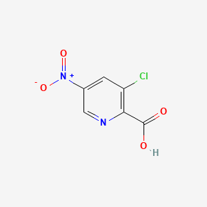 3-Chloro-5-nitropicolinic acid chemical structure (CAS 141238-23-5)