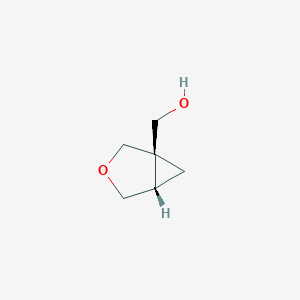 ((1R,5S)-3-Oxabicyclo[3.1.0]hexan-1-yl)methanol chemical structure (CAS 1412452-25-5)