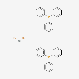 Nickel(II) bromide bis(triphenylphosphine) chemical structure (CAS 14126-37-5)