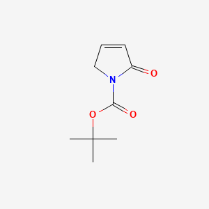 tert-Butyl 2-oxo-2,5-dihydro-1H-pyrrole-1-carboxylate chemical structure (CAS 141293-14-3)