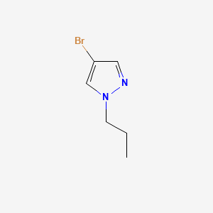 4-Bromo-1-propyl-1H-pyrazole chemical structure (CAS 141302-33-2)