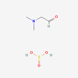 2-(Dimethylamino)acetaldehyde sulfite chemical structure (CAS 1413945-87-5)