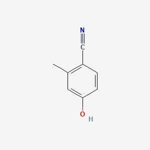 4-Hydroxy-2-methylbenzonitrile chemical structure (CAS 14143-26-1)