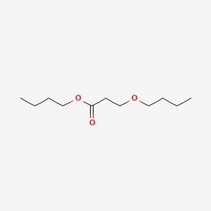 Butyl 3-butoxypropanoate chemical structure (CAS 14144-48-0)