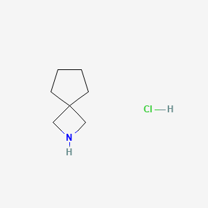 2-Azaspiro[3.4]octane hydrochloride chemical structure (CAS 1414885-15-6)
