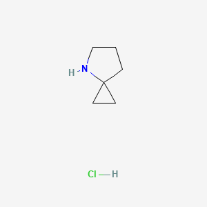 4-Azaspiro[2.4]heptane hydrochloride chemical structure (CAS 1414885-17-8)