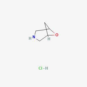 6-Oxa-3-azabicyclo[3.1.1]heptane hydrochloride chemical structure (CAS 1414958-33-0)