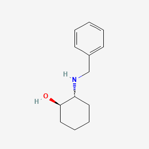 (1R,2R)-2-(Benzylamino)cyclohexanol chemical structure (CAS 141553-09-5)