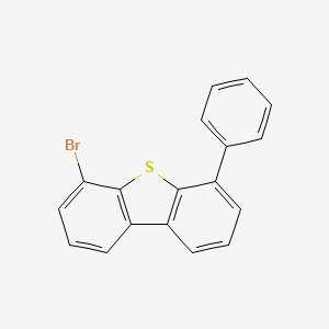 4-Bromo-6-phenyldibenzo[b,d]thiophene chemical structure (CAS 1415844-67-5)