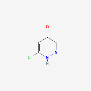 6-Chloropyridazin-4-ol chemical structure (CAS 1415928-75-4)