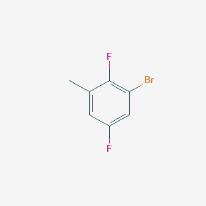 1-Bromo-2,5-difluoro-3-methylbenzene chemical structure (CAS 1416354-32-9)