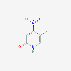 5-Methyl-4-nitropyridin-2(1H)-one chemical structure (CAS 1416354-34-1)