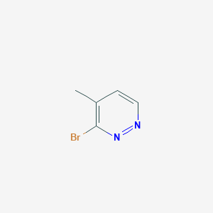 3-Bromo-4-methylpyridazine chemical structure (CAS 1416373-61-9)