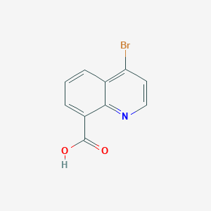 4-Bromoquinoline-8-carboxylic acid chemical structure (CAS 1416438-29-3)
