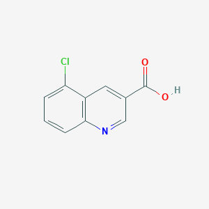5-Chloroquinoline-3-carboxylic acid chemical structure (CAS 1416439-55-8)