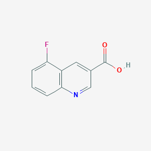 5-Fluoroquinoline-3-carboxylic acid chemical structure (CAS 1416439-57-0)