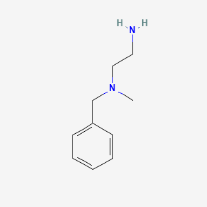 N1-Benzyl-N1-methylethane-1,2-diamine chemical structure (CAS 14165-18-5)