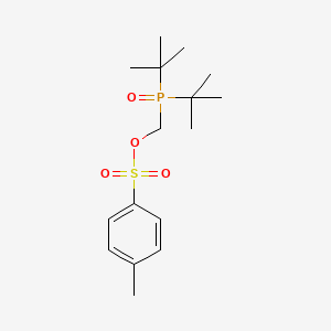 (Di-tert-butylphosphoryl)methyl 4-methylbenzenesulfonate chemical structure (CAS 1416953-38-2)