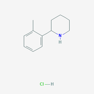 2-(o-Tolyl)piperidine hydrochloride chemical structure (CAS 14174-92-6)