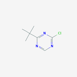 2-(tert-Butyl)-4-chloro-1,3,5-triazine chemical structure (CAS 1417517-78-2)