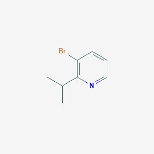 3-Bromo-2-isopropylpyridine chemical structure (CAS 1417518-37-6)