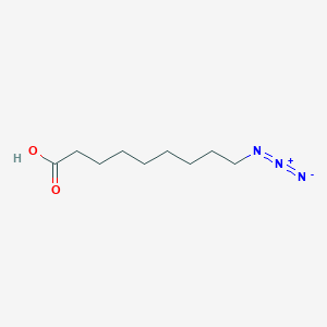 9-Azidononanoic acid chemical structure (CAS 141779-77-3)
