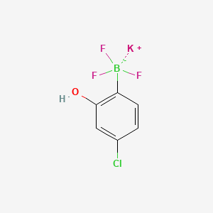 Potassium (4-chloro-2-hydroxyphenyl)trifluoroborate chemical structure (CAS 1418208-90-8)