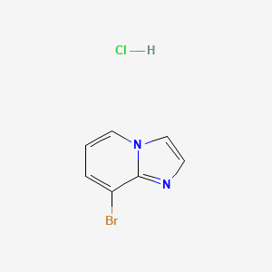 8-Bromoimidazo[1,2-a]pyridine hydrochloride chemical structure (CAS 1419101-42-0)