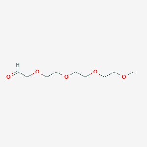 2,5,8,11-Tetraoxatridecan-13-al chemical structure (CAS 141981-62-6)