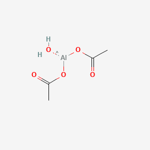 Diacetoxy(hydroxy)aluminum chemical structure (CAS 142-03-0)