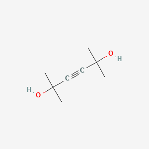 2,5-Dimethylhex-3-yne-2,5-diol chemical structure (CAS 142-30-3)