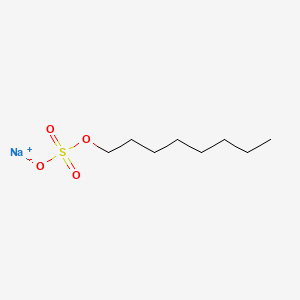Sodium octyl sulfate chemical structure (CAS 142-31-4)