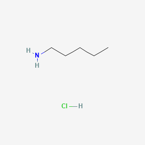 Pentan-1-amine hydrochloride chemical structure (CAS 142-65-4)