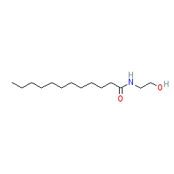 N-(2-Hydroxyethyl)dodecanamide chemical structure (CAS 142-78-9)