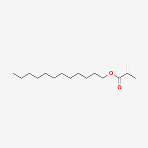 Dodecyl 2-methylacrylate chemical structure (CAS 142-90-5)
