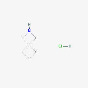 2-Azaspiro[3.3]heptane hydrochloride chemical structure (CAS 1420271-08-4)