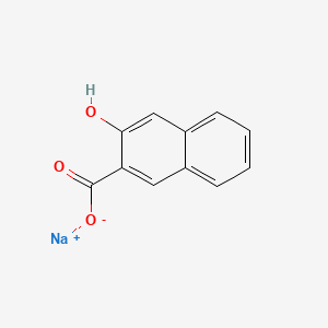 Sodium 3-hydroxy-2-naphthoate chemical structure (CAS 14206-62-3)