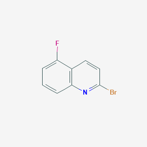 2-Bromo-5-fluoroquinoline chemical structure (CAS 1420793-87-8)