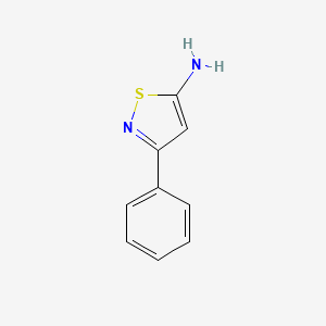 3-Phenylisothiazol-5-amine chemical structure (CAS 14208-52-7)