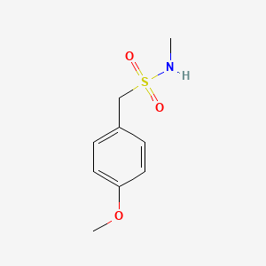 1-(4-Methoxyphenyl)-N-methylmethanesulfonamide chemical structure (CAS 1420961-22-3)