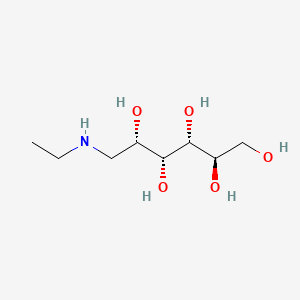(2R,3R,4R,5S)-6-(Ethylamino)hexane-1,2,3,4,5-pentaol chemical structure (CAS 14216-22-9)
