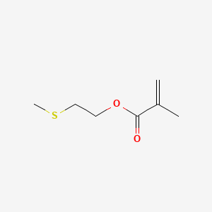 2-(Methylthio)ethyl methacrylate chemical structure (CAS 14216-23-0)