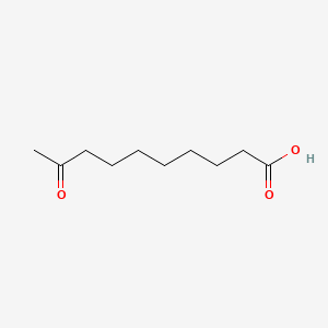 9-Oxodecanoic acid chemical structure (CAS 1422-26-0)