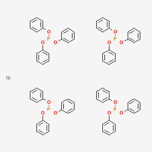 Tetrakis(triphenylphosphite)nickel(0) chemical structure (CAS 14221-00-2)