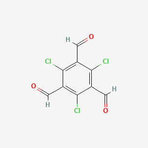 2,4,6-Trichlorobenzene-1,3,5-tricarbaldehyde chemical structure (CAS 14222-98-1)